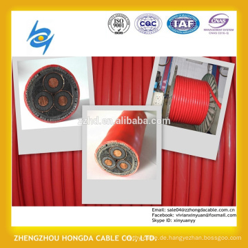 (DIN VDE 0276-620), Cu / XLPE / Cws / PVC 6/10 Kv 3 / C N2XSEY Netzkabel